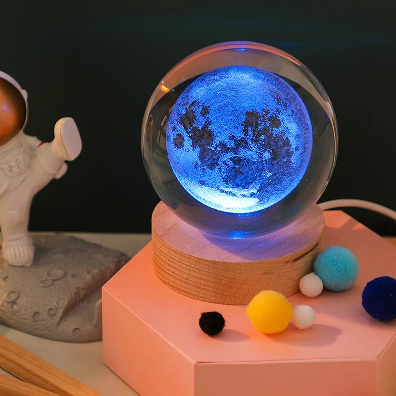 Crystal Ball Galaxy Lamp