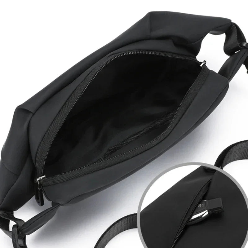 Bolso bandolera/de hombro de obsidiana