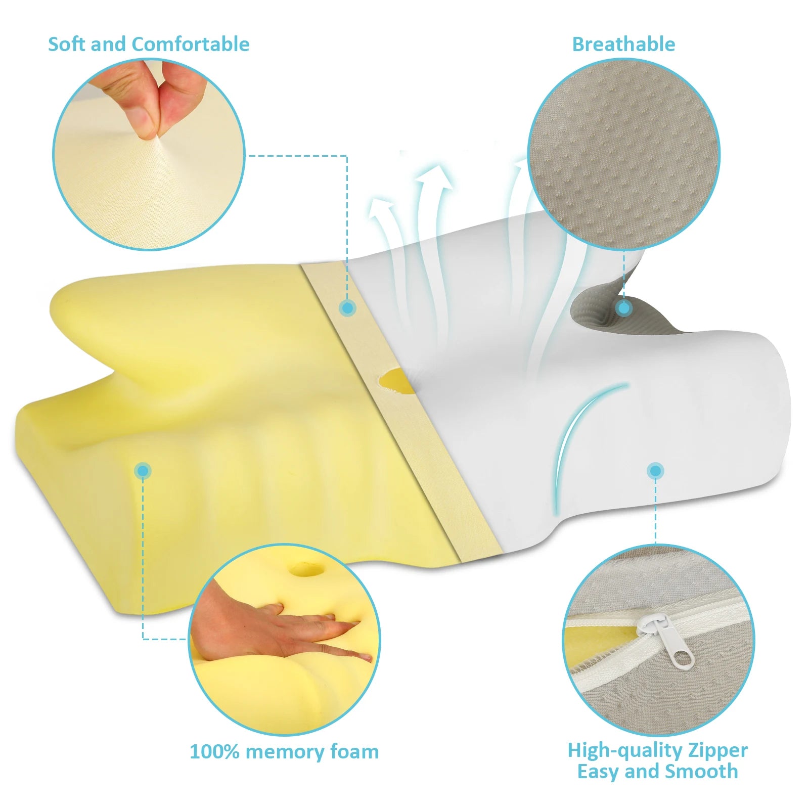 Ergonomic Cervical Pillow