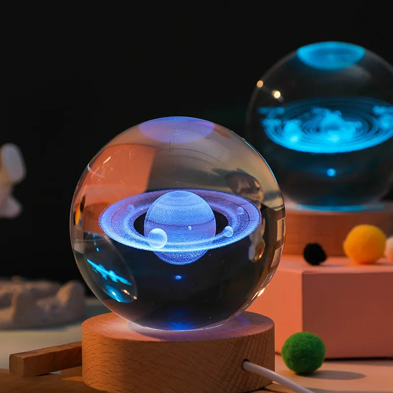 Lampe Galaxie Boule de Cristal