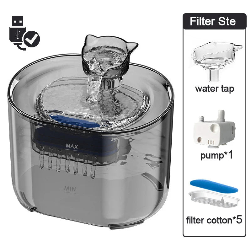 Automatic Cat Water Fountain – Keep Your Feline Hydrated with Ease