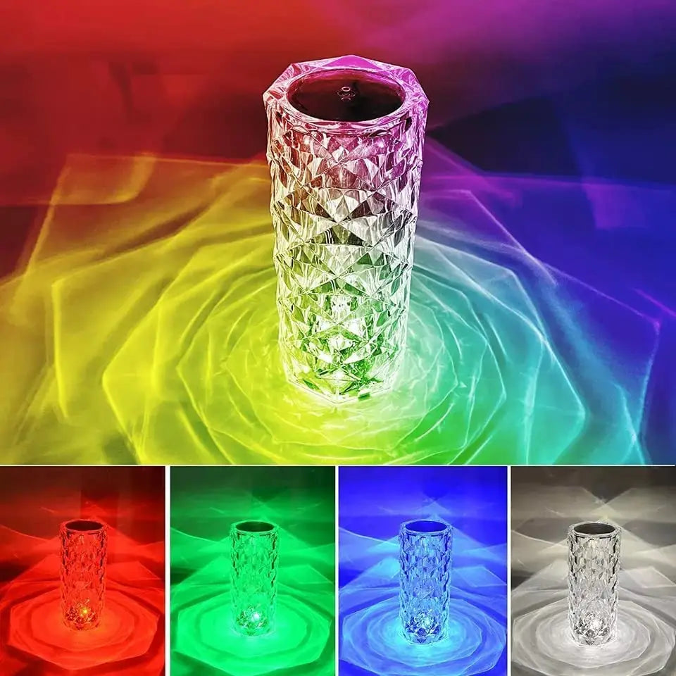 16 Colors LED Crystal Lamp