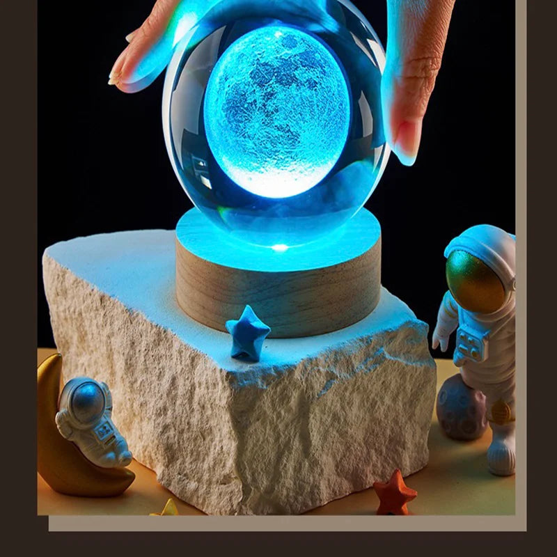 Crystal Ball Galaxy Lamp