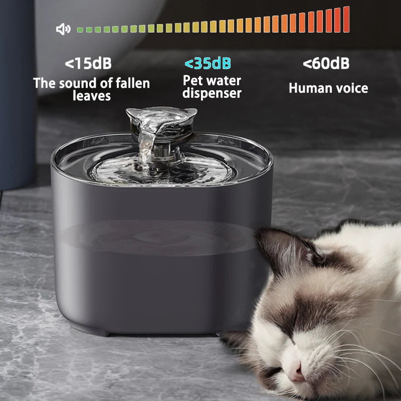 Fontaine à eau automatique pour chat