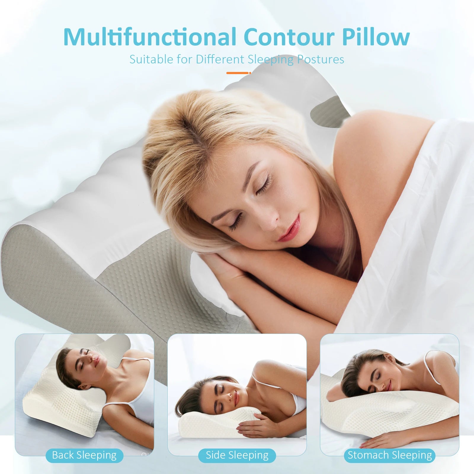 Almohada cervical ergonómica