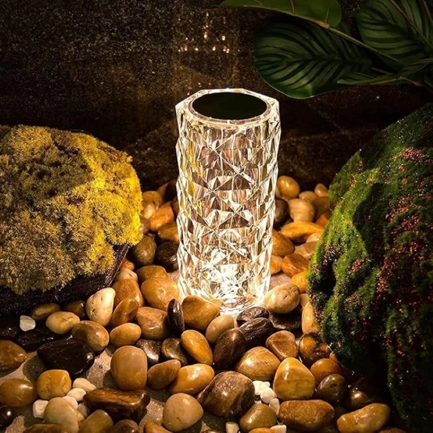 Lampe LED en cristal 16 couleurs